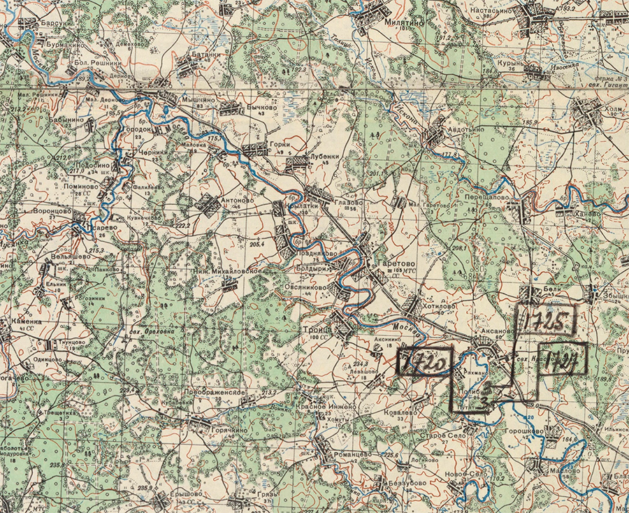 Карта Можайского Района Московской Области С Деревнями