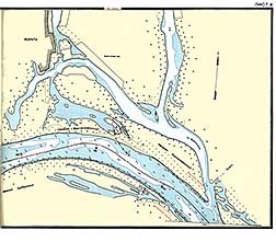 Лист 6. Карта реки Кама 213 - 207 км
