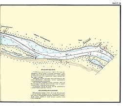 Лист 13. Карта реки Кама 161 - 154 км