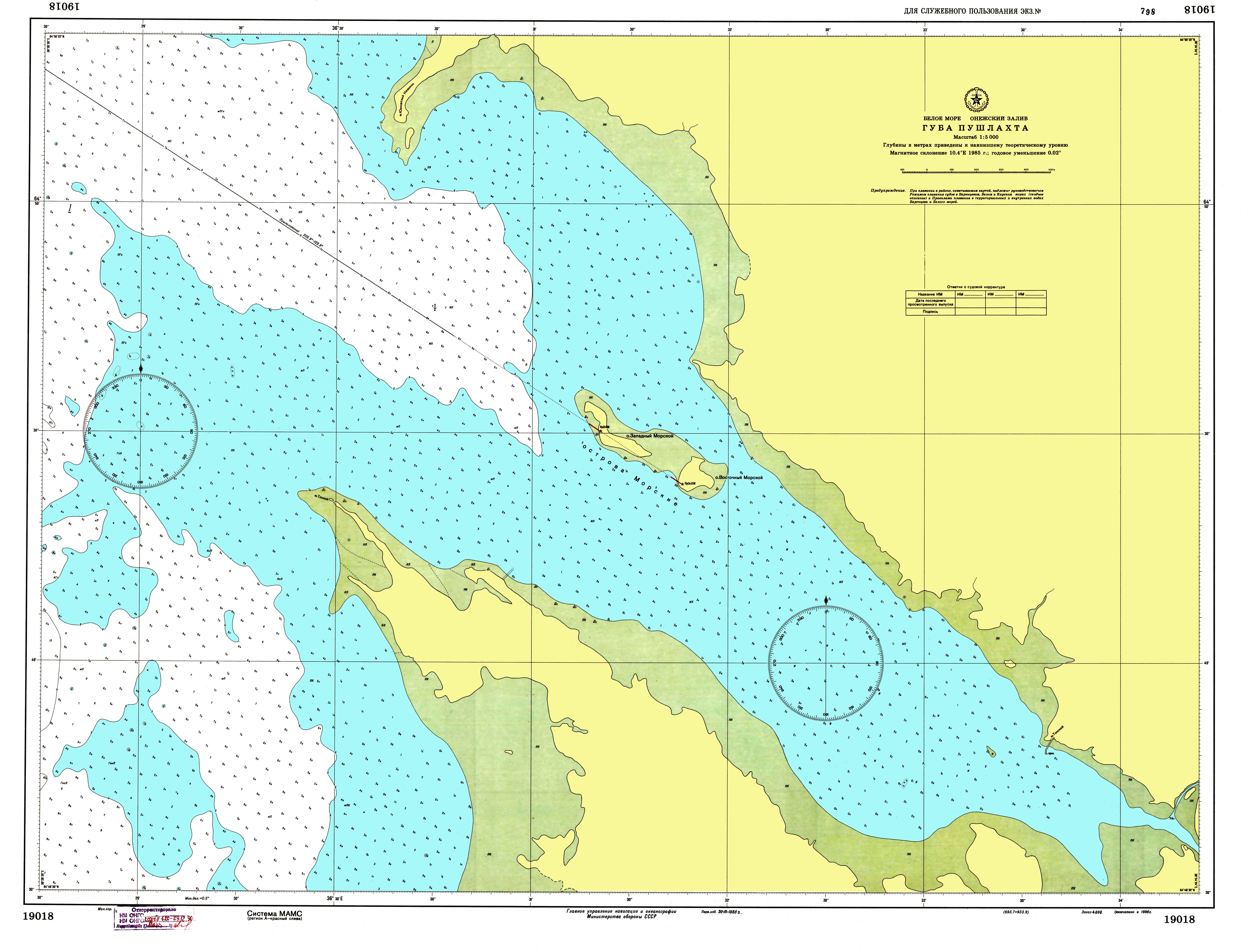 Морская навигационная карта балтийского моря